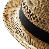 Beechfield CB730 Straw Summer Trilby - Natural - S/M - thumbnail
