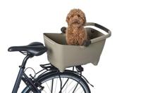 Basil buddy mik - hondenfietsmand - achterop - biscotti bruin - thumbnail