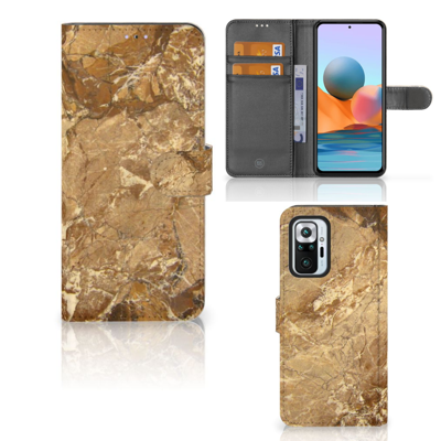 Xiaomi Redmi Note 10 Pro | Bookcase | Marmer Creme