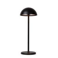 Lucide JOY - Oplaadbare Tafellamp Binnen/Buiten - Accu/Batterij - Ø 12 cm - LED Dimb. - 1x1,5W 3000K - IP54 - Zwart - thumbnail