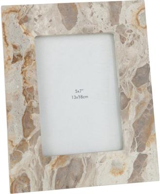 Foto kader 13x18 marmer beige l 26x21x2 cm Jolipa - Hortus