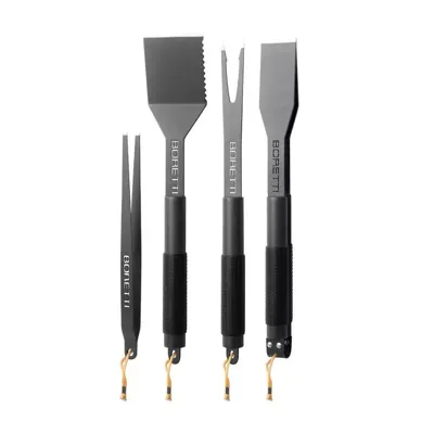 Boretti Barbecueset (tang/spatel/vork/pincet)