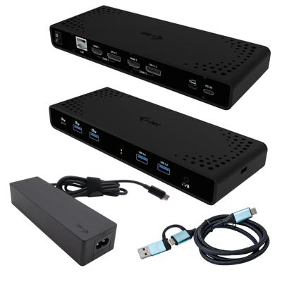 I-tec Universal Dual 4K Display Docking Station + Power Delivery 85W