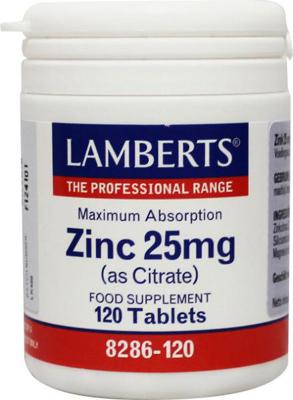 Lamberts Zink Citraat 25 mg Tabletten