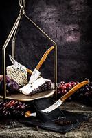 Laguiole Style de Vie Kaasmessenset Luxury Line Olijfhout - 3 stuks - thumbnail