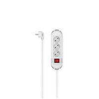 Hama Stekkerdoos, 3-voudig, schakelaar, wandmontage, 1,5 m Desktop accessoire Wit - thumbnail