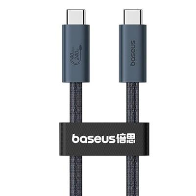 Baseus USB C naar USB C datakabel 1 m 240 W Zwart