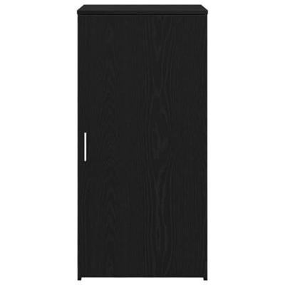 Opbergkast zwart 50x45x103,5 cm bewerkt hout Opbergkast zwart 50x45x103,5 cm bewerkt hout