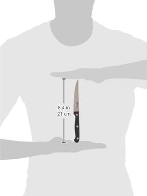 Metaltex professional steakmes 21 cm rvs/zwart - thumbnail