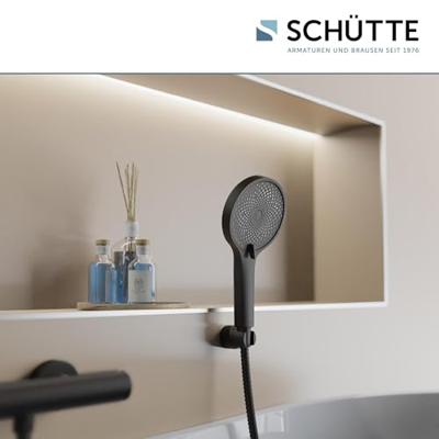 Schutte SAMOA RAIN handdouche | Mat Zwart - 60256 - thumbnail