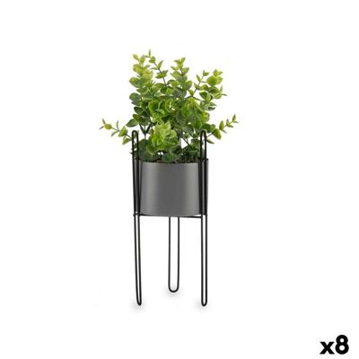 Decoratieve plant Ibergarden Metaal Plastic Eucalyptus 14 x 40 x 14 cm (8 Stuks)