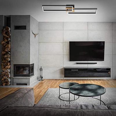 Briloner Plafondlamp (rechthoekig (hout))