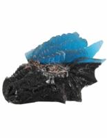 Orgonite Draken Schedel Blauw-Zwart - thumbnail