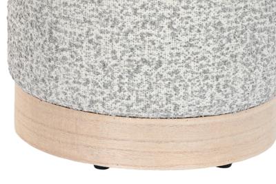 Voetensteun DKD Home Decor 32 x 32 x 38 cm Scandi Lichtgrijs