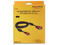 DeLOCK High Speed HDMI - HDMI A male > DVI male adapter - thumbnail