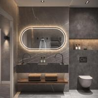 Spiegel Hipp Design Phantom 005 Met Verlichting Incl. Spiegelverwarming (Alle Maten) - thumbnail