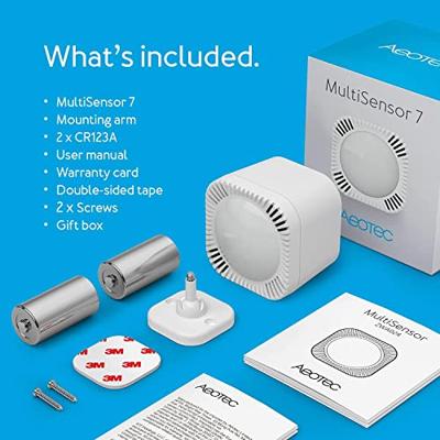 Multisensor 7 - AEOTEC - Zwave - beweging - licht - vocht - temperatuur - vibratie - UV - thumbnail