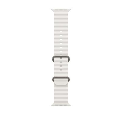 Apple Ocean Band Apple Watch 44mm / 45mm / 49mm Wit