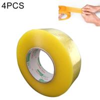 4 STKS 55mm breedte 32mm dikte pakket afdichting verpakking tape Roll sticker (transparant geel) - thumbnail