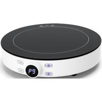 Inductie Kookplaat 2000W - Touch Control & LED Display - Zwart/Wit - thumbnail