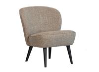 WOOOD Fauteuil 'Sara' Melange, kleur Naturel - thumbnail