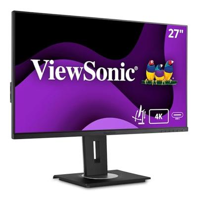 Viewsonic VG2756-4K LED-monitor Energielabel F (A - G) 68.6 cm (27 inch) 3840 x 2160 Pixel 16:9 5 ms HDMI, DisplayPort, USB-C, USB-A, RJ45 IPS LED