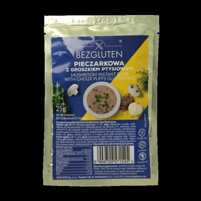 Bezgluten Champignonsoep glutenvrij 25 Gram