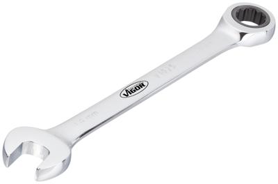 Vigor V1021 Steek-ringratelsleutel Sleutelbreedte (metrisch) 11 mm