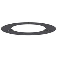 VidaXL Geschikt voor platte boomring zwart ø50 / 80 cm staal - thumbnail