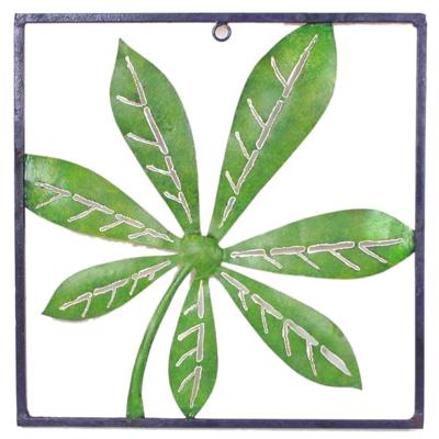 Wanddecoratie Metalen Blad Wanddecoratie Metalen Blad