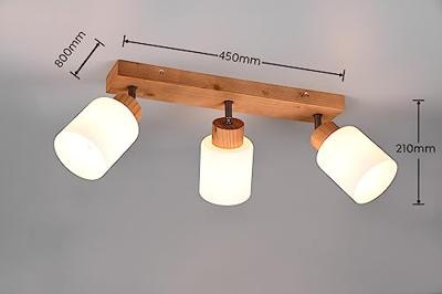 Trio Landelijke plafondspotAssam 3-lichts - R81113030