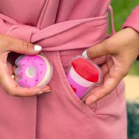 Koffie en donut handverwarmers (set van 2) - thumbnail