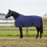 VidaXL Paardendeken marineblauw polyester - thumbnail