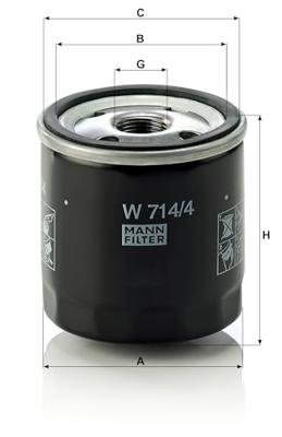 MANN-FILTER Mann oliefilter