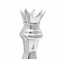 VidaXL Beelden 2 pcs zilver 17 x 17 x 42 cm aluminium - thumbnail