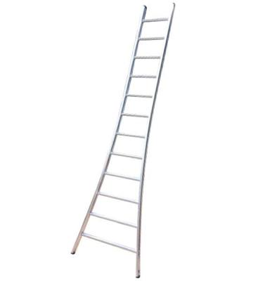 Little jumbo Enkele ladder SuperPRO met uitgebogen bomen - 20 sporten - 1250200120