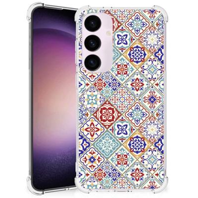 Samsung Galaxy S24 Plus Anti-Shock Hoesje Tiles Color Samsung Galaxy S24 Plus Anti-Shock Hoesje Tiles Color