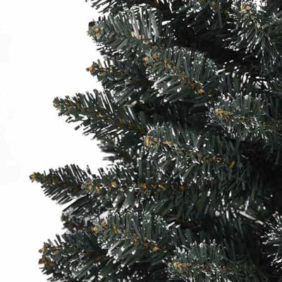 Kunstkerstboom met 300 LED Groen 210 cm PVC en Plastic en Staal