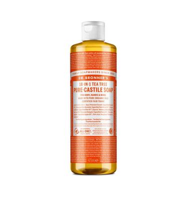 Dr. Bronner's Vloeibare zeep - pure castile - tea tree - 475 ml