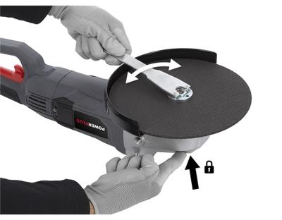 POWERPLUS Haakse slijper 2200 W 230 mm POWE20030 - thumbnail