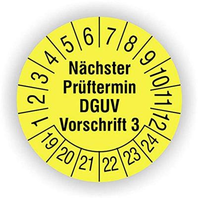 HT Instruments 2002270 Prüfplaketten 30mm Veiligheidscontrolestickers 1 stuk(s)