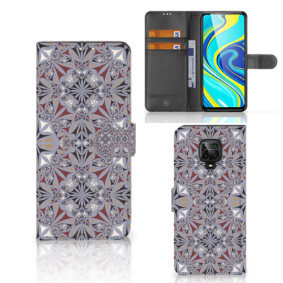 Xiaomi Redmi Note 9 Pro | Note 9S | Bookcase | Flower Tiles Xiaomi Redmi Note 9 Pro | Note 9S | Bookcase | Flower Tiles