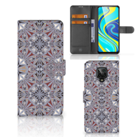 Xiaomi Redmi Note 9 Pro | Note 9S | Bookcase | Flower Tiles - thumbnail
