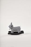 Kid's Concept hobbelzebra 64 cm zwart/wit - thumbnail