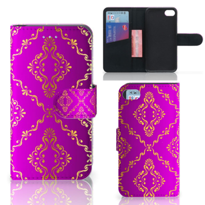 Wallet Case iPhone 7 | 8 | SE (2020) | SE (2022) Barok Roze Wallet Case iPhone 7 | 8 | SE (2020) | SE (2022) Barok Roze