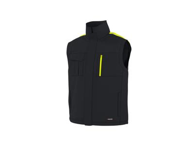 PARKSIDE PERFORMANCE Heren werkvest (Zwart/geel, XXL)