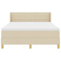 Boxspringbed met matras Crème 200 x 160 cm Polyester - thumbnail