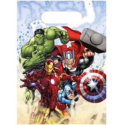 Globos papieren feestzakjes fsc avengers infinity stones, 6st.