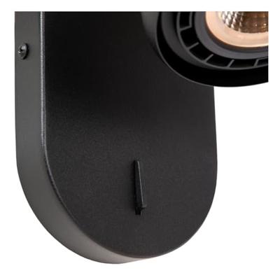 Lucide SENSAS Bedlamp 1xGU10 (ES111) - Zwart