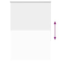 VidaXL Rolgordijn verduisterend wit 95x175cm stofbreedte 90,7 cm - thumbnail